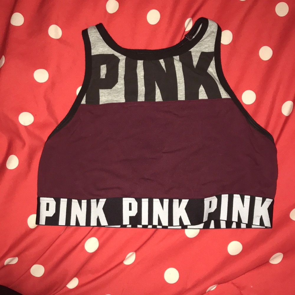 VS PINK logo Bralette/Sports Bra